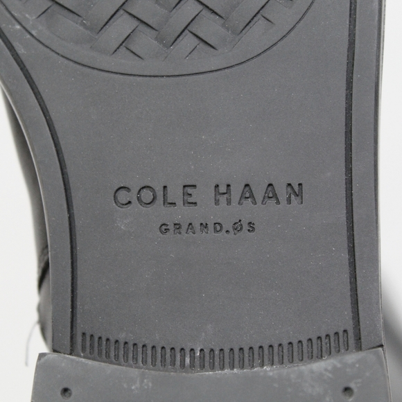 Cole Haan Black Knee High Leather Riding Boot - Picture 10 of 11